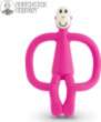Matchstick Monkey Massage teether ar rozā