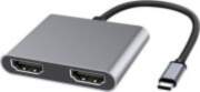 MicroConnect USB-C stacija/replicators (USB3.1CHDMIX2) [Stacja/replikator]