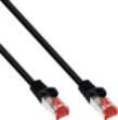 InLine Patchcord. Cat.6. S/FTP. melns