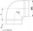 SpiroFlex elkonis DN 200. 90° [Kolano]
