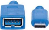 Adapter USB Manhattan USB-A - USB-C