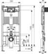 Tece rāmis TECEprofil WC elements ar