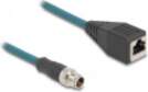 Delock DELOCK M12 Adaptera kabelis X-code