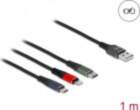 Delock USB kabelis USB-A — USB-C