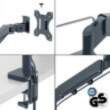 Leitz Arm 2 monitoriem 17" 32&quot