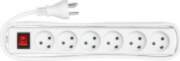 MicroConnect Power strip 6 outlets 3m