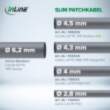 InLine Patchcord Slim Cat.6A. S/FTP