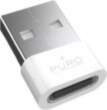 Puro USB adapteris USB-C USB-A balts
