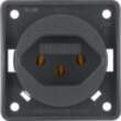 Hager Integro Flow Socket no/no