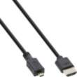 InLine HDMI Micro — kabelis melns