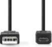 Nedis USB-A micro-B USB kabelis 3