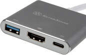 SilverStone USB-C stacija/replicators (EP08C) [Stacja/replikator]