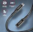 Axagon USB-C — USB-C USB kabelis