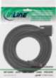 InLine HDMI — DVI-D kabelis melns