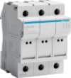 Hager Modular Fuse Base 3P 25A