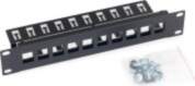 Patch panel 10" 10 portów modularny