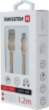 Swissten USB-A micro-B USB kabelis 1
