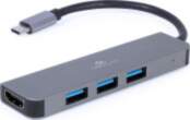 Cablexpert USB-C stacija/replicators (A-CM-COMBO2-01) [Stacja/replikator]