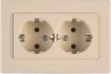 Harry Potter SOCKET DOUBLE EARTHED BEIGE