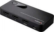 HUB USB Lindy Adap Switch HDMI