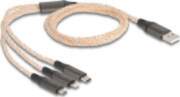 Delock USB kabelis USB-A USB-C microUSB
