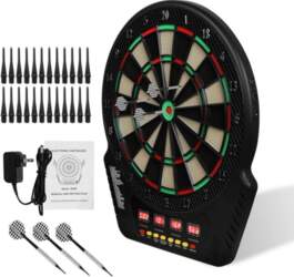 Electronic Dartboard with 6 Darts
