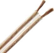 Audio kabelis 2x0.75mm² caurspīdīgs Cabletech