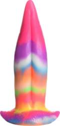 Creature Cocks dildo ar mēli, spīdošs