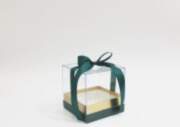 Dāvanu kaste 14*14cm,  "emerald"