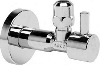 Ekventīlis ARCO 1/2`x1/2`, TECH DESIGN, hromēts