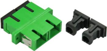 Brand SC/APC Single-Mode Duplex Fibre-Optic Adapter