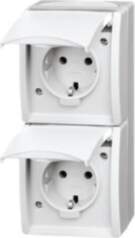 Busch-Jaeger 20-02 EW-54 SCHUKO® Steckdose 2-fach