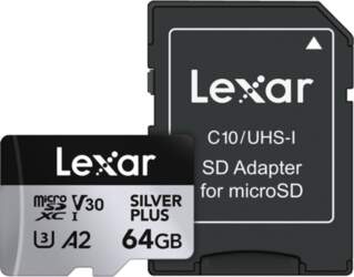 Lexar High-Performance Silver Plus microSDXC 64GB