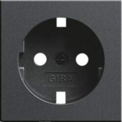 GIRA 092028 Abdeckung SCHUKO-Steckdose System 55