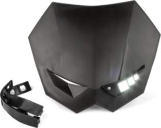 Str8 LED Enduro Headlight Black
