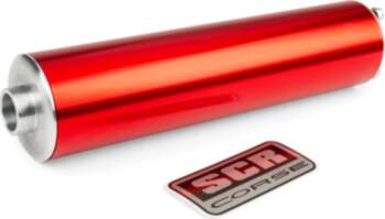 Silencer long SCR Corse red