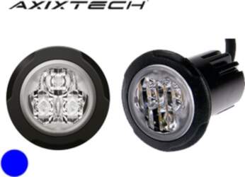 AXIXTECH LED horizontal signal lighthead, blue