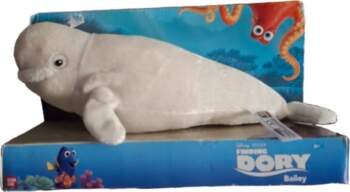 Finding Dory plīša baltais valis Bailey