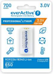 EverActive 16340 3V Li-ion 700mAh micro