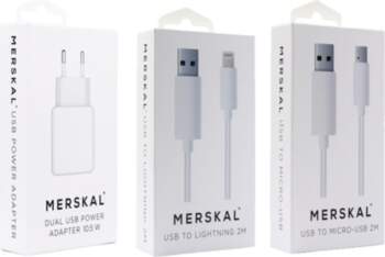 Merskal Charging kit Lightning/Micro-USB