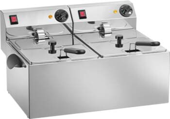Titanium Fritēze 6l+6l