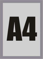 Magnētiskais rāmis A4 SILVER
