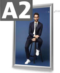 Click rāmis A2 STANDARD SILVER