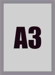 Magnētiskais rāmis A3 SILVER