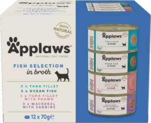 APPLAWS Fish selection multipack in broth
