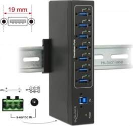 DeLock External Industry Hub 7 x