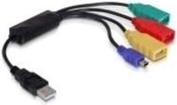 DeLock USB2.0 external 4-port cable