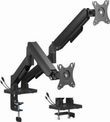 Gembird MA-DA2U-01 Adjustable desk 2-display mounting