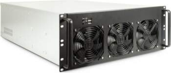 Inter-Tech 4F28 Rack Black, Silver