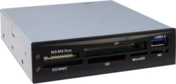 Inter-Tech Multicardreader CI-01, Kartenleser schwarz